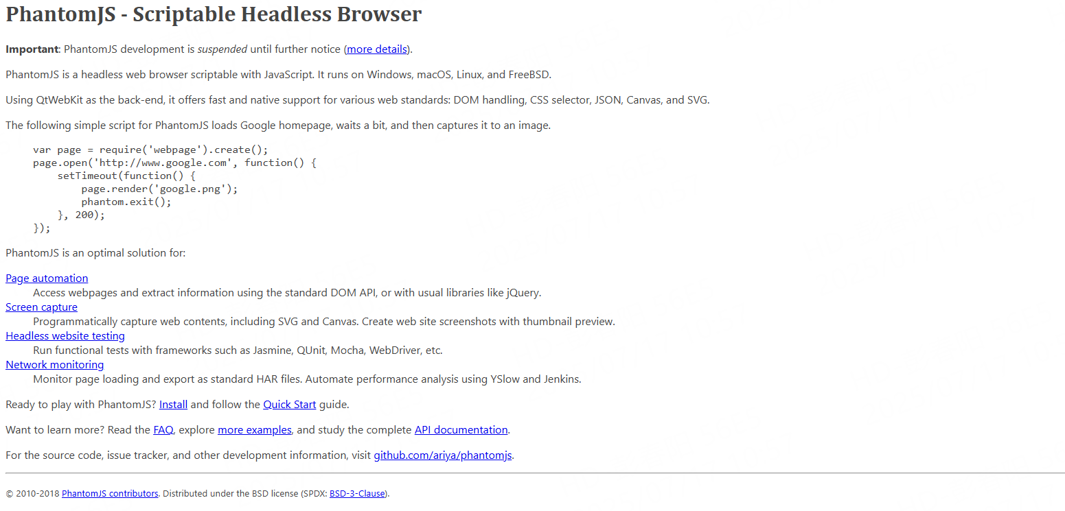PhantomJS